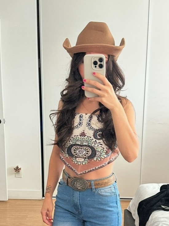 SHEIN Tops - Paisley Print Top